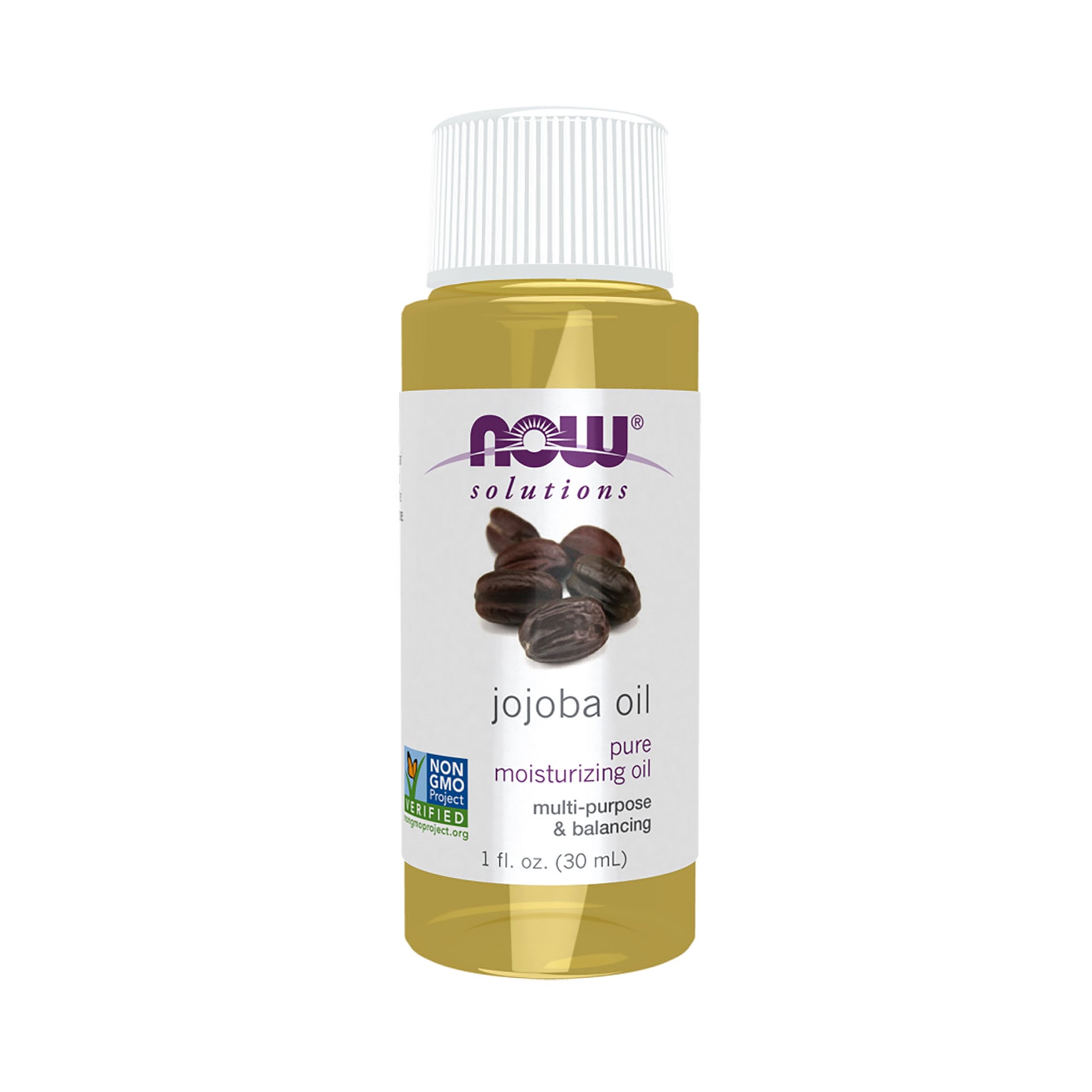 Косметична олія для обличчя та тіла NOW foods Jojoba Oil жожоба, 30 мл