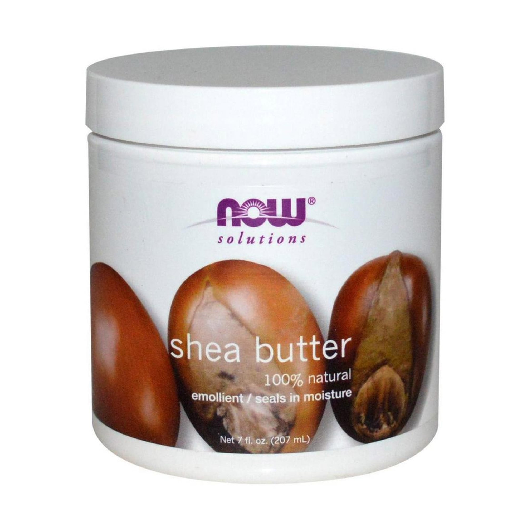 Косметична олія для обличчя та тіла NOW foods Shea Butter ши, 207 мл