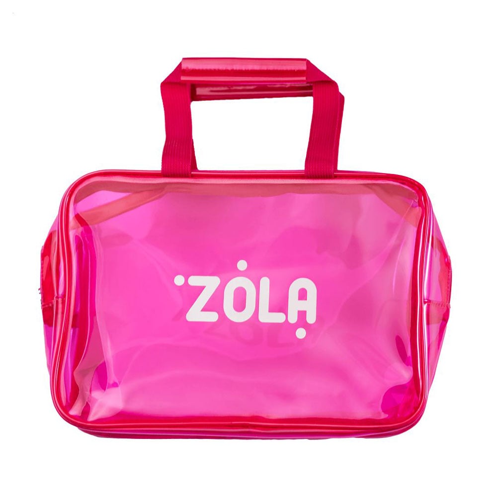 Косметична сумка Zola прозоро-рожева, 31*20.5*12.5 см, 1 шт