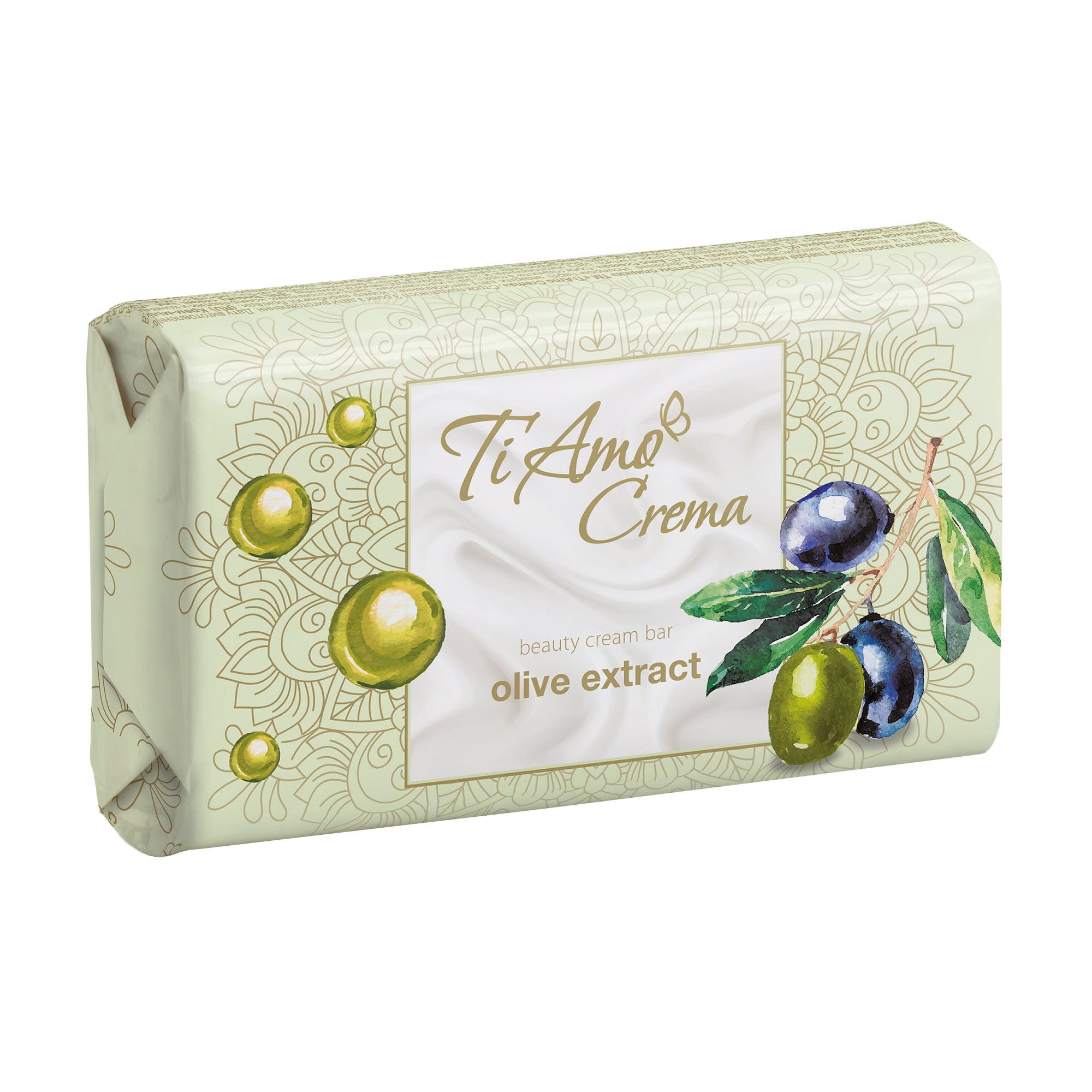 Косметичне крем-мило тверде Ti Amo Crema з екстрактом оливи, 125 г