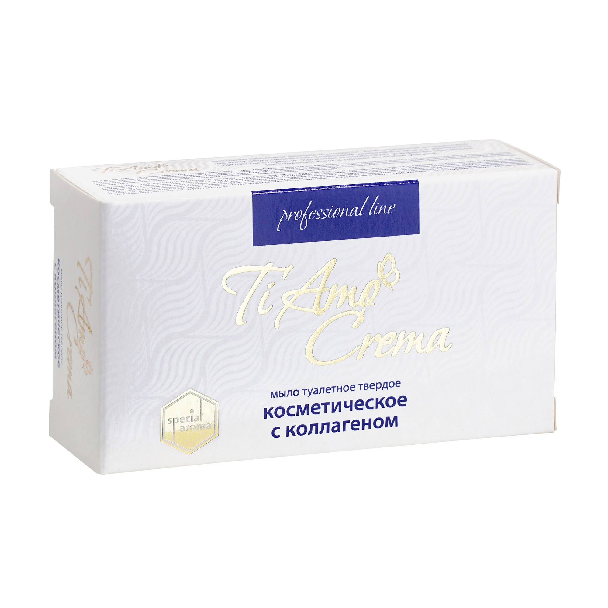 Косметичне мило тверде Ti Amo Crema Proffesional Line з колагеном, 115 г