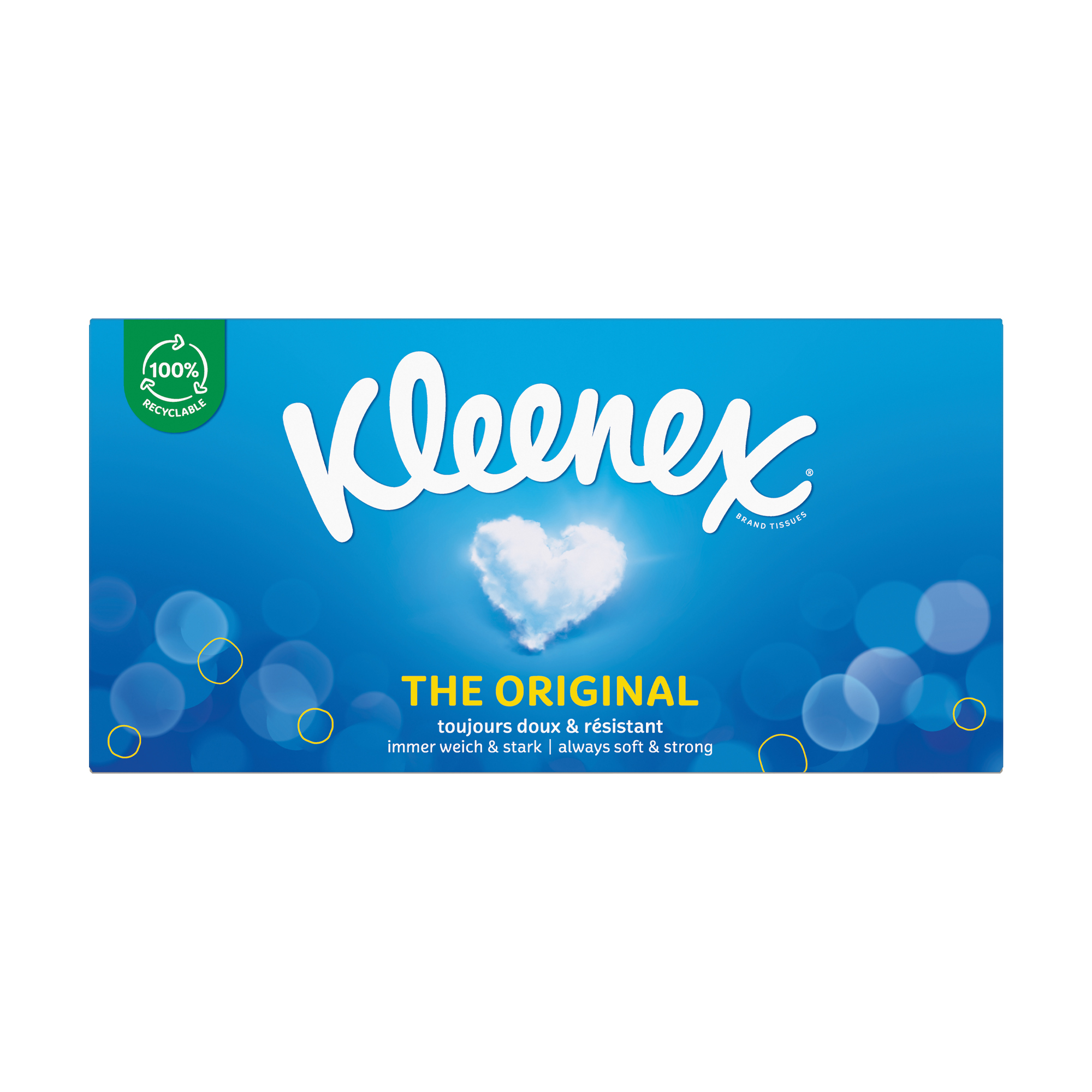 Косметичні серветки Kleenex The Original в коробці, 72 шт