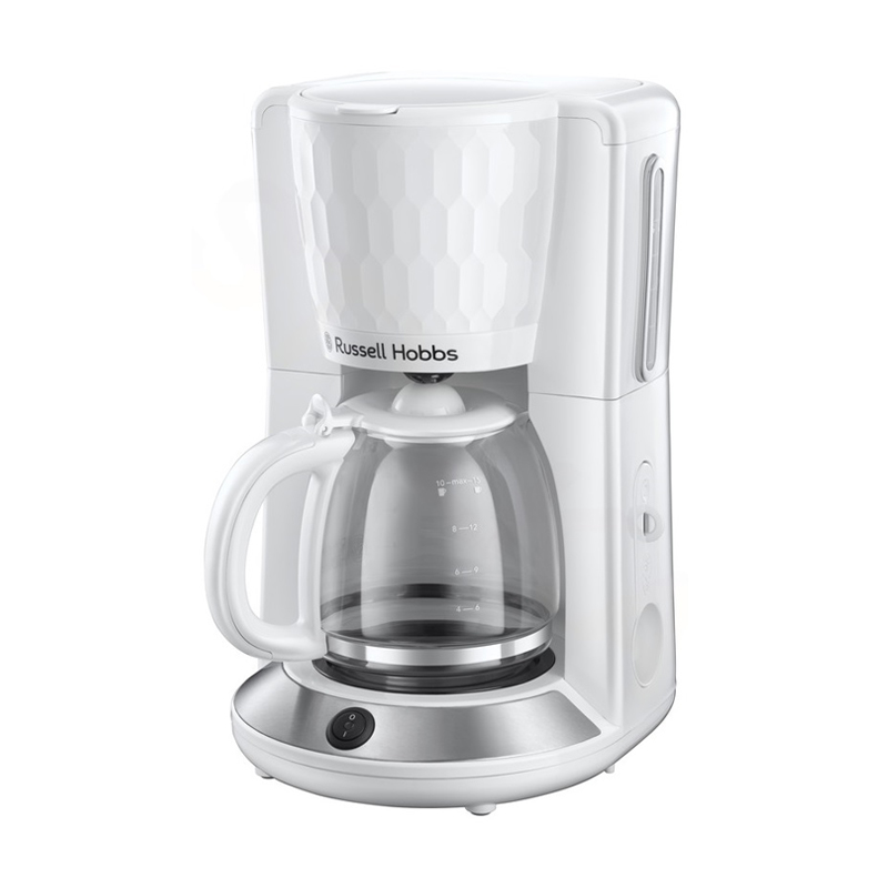 Крапельна кавоварка Russell Hobbs Honeycomb біла, 1.25 л (27010-56)
