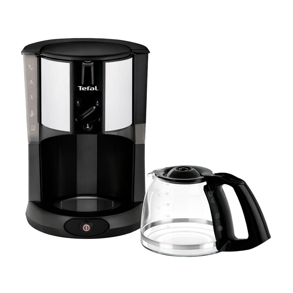 Крапельна кавоварка Tefal Subito Mug чорно-срібляста, 1.25 л (CM290838)