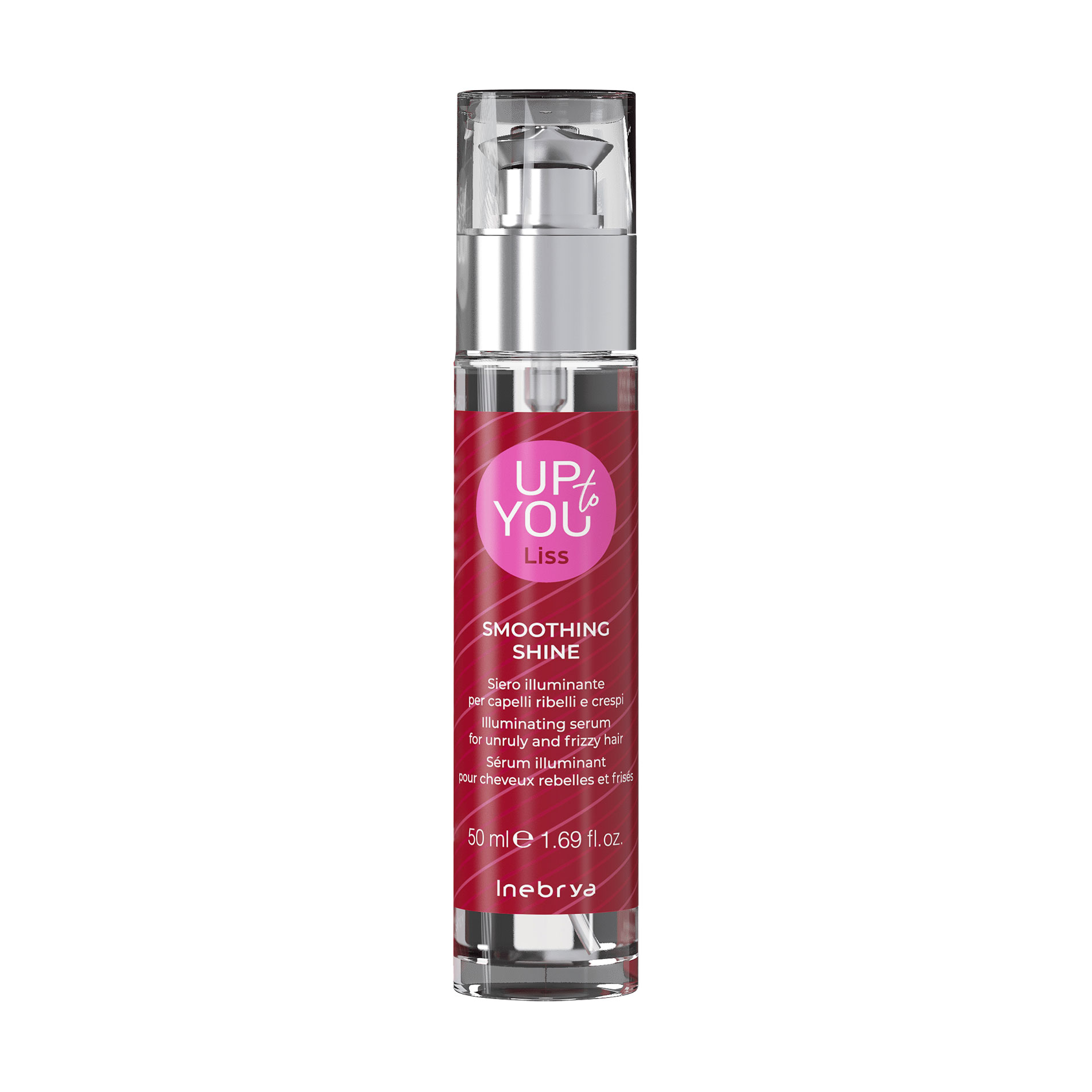 Краплі-блиск Inebrya Up To You Smoothing Shine для неслухняного та виткого волосся, 50 мл