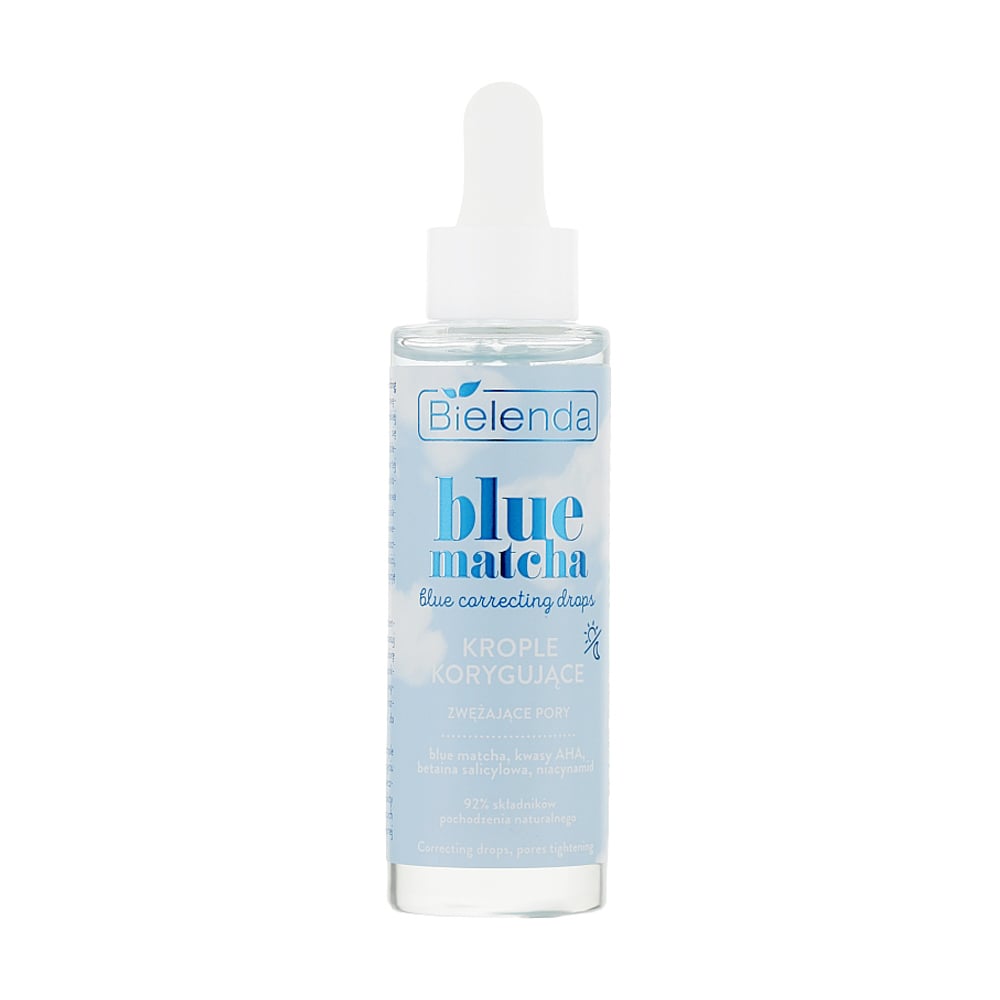 Краплі для звуження пор для обличчя Bielenda Blue Matcha Blue Drops, 30 мл