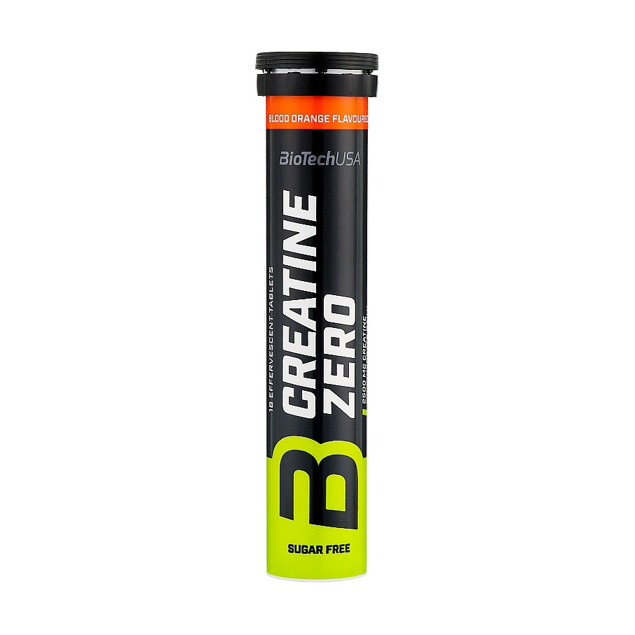Креатин BioTechUSA Creatine Zero Effervescent Червоний апельсин, 18 таблеток