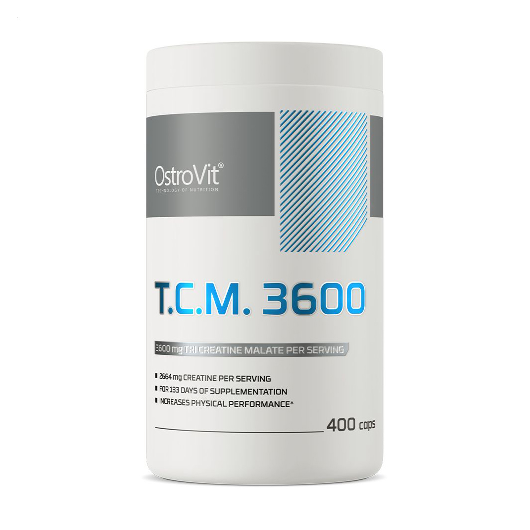 Креатин малат OstroVit T.C.M 3600 мг, 400 капсул