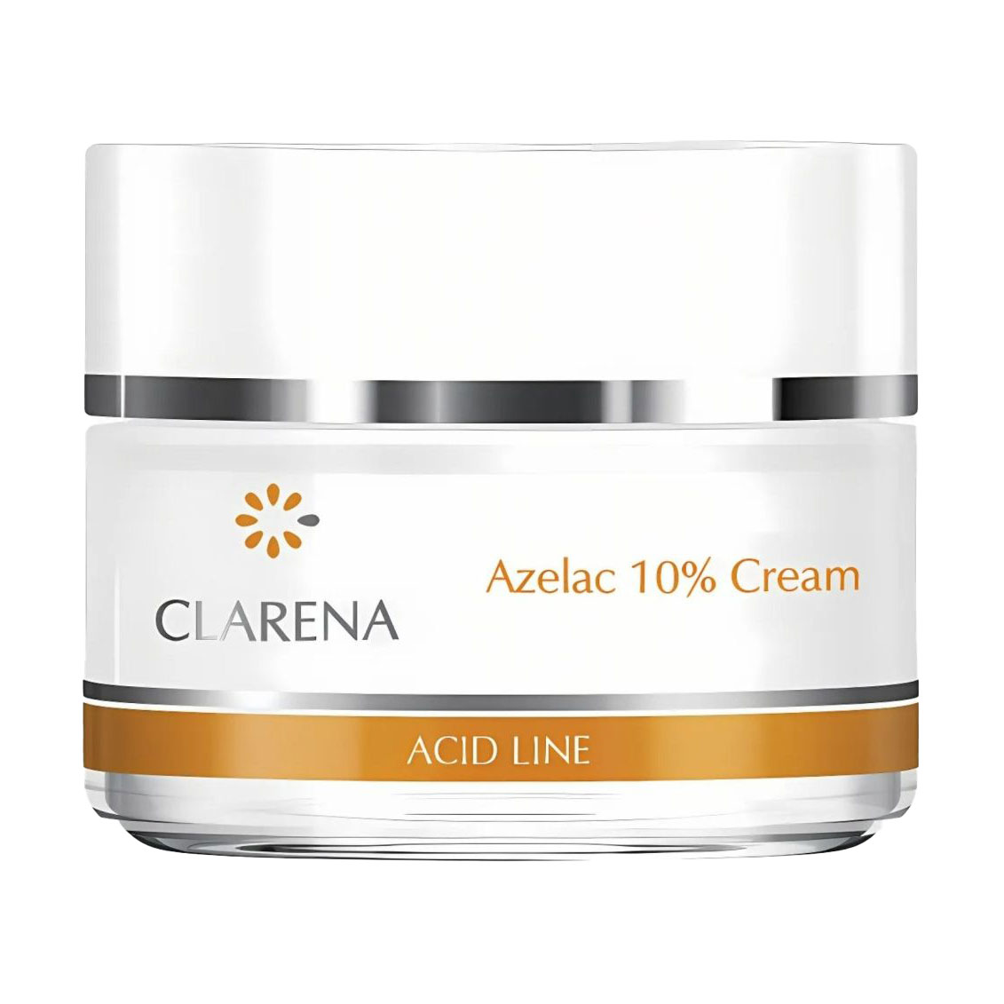 Крем Clarena Acid Line Azelac 10% Cream для жирної, схильної до акне та пігментованої шкіри обличчя, з 10% азелаїновою кислотою , 50 мл