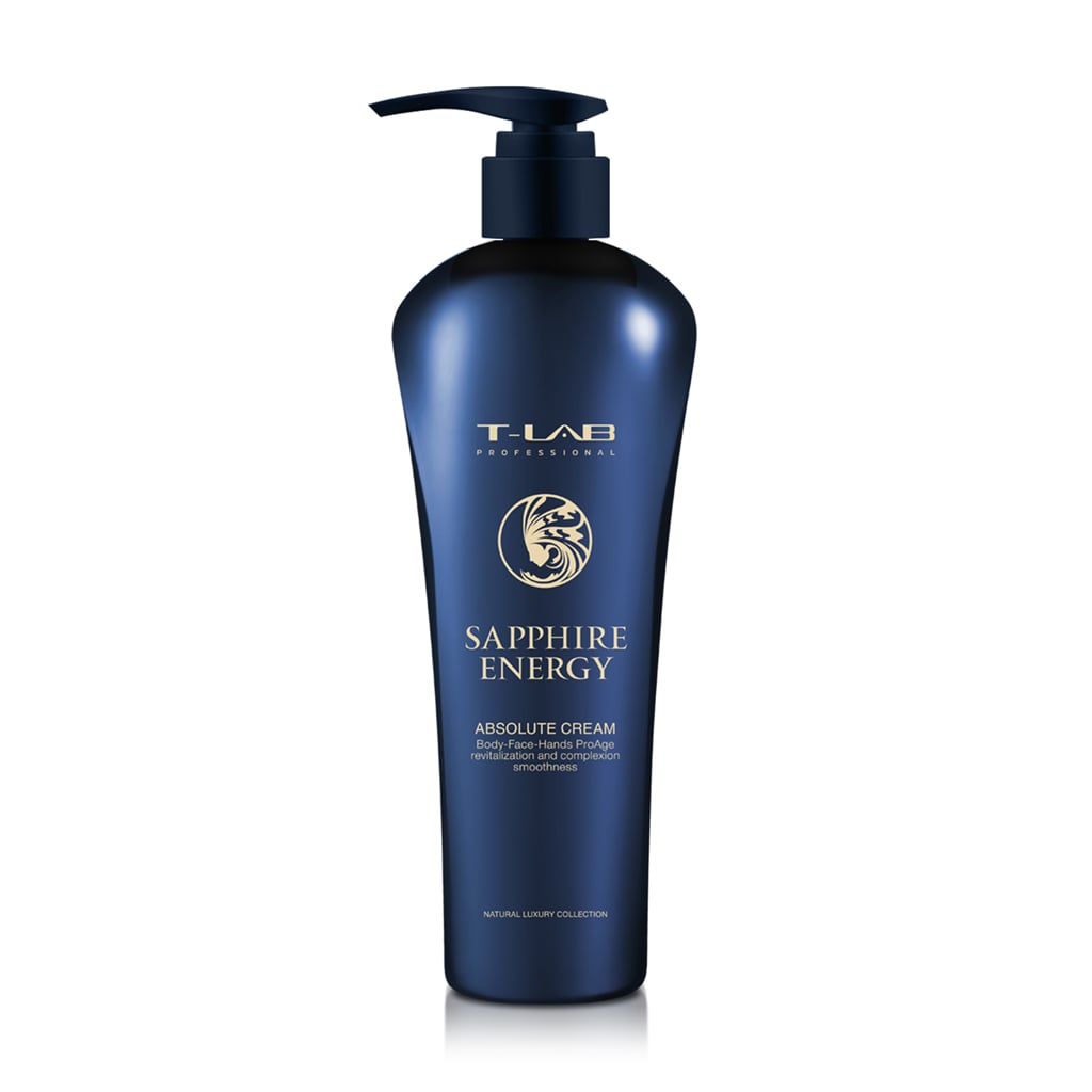 Крем для анти-ейдж ефекту обличчя, рук і тіла T-Lab Professional Sapphire Energy Absolute Cream, 300 мл