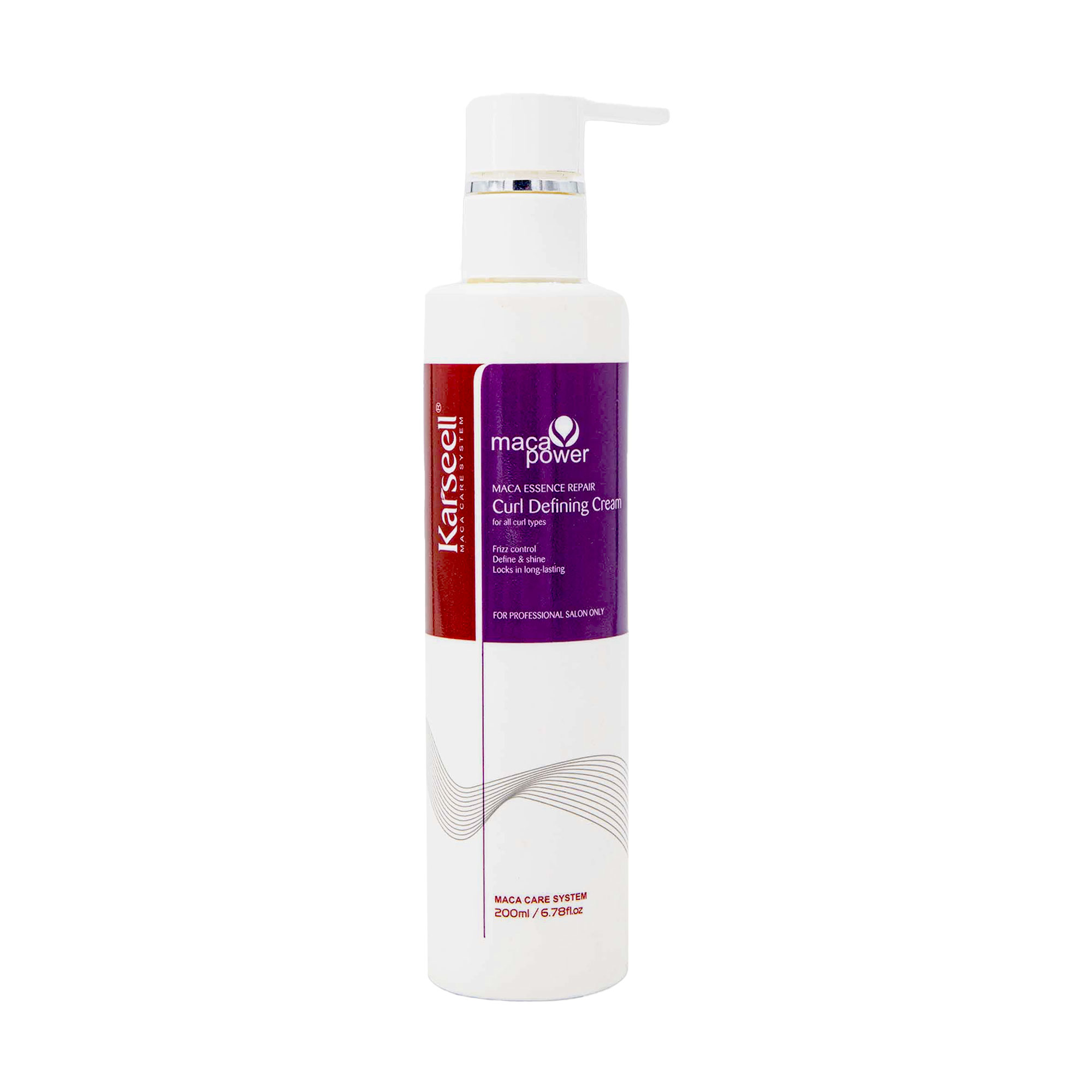 Крем для надання форми локонам Karseell Maca Power Maca Essence Repair Curl Defining Cream, 200 мл