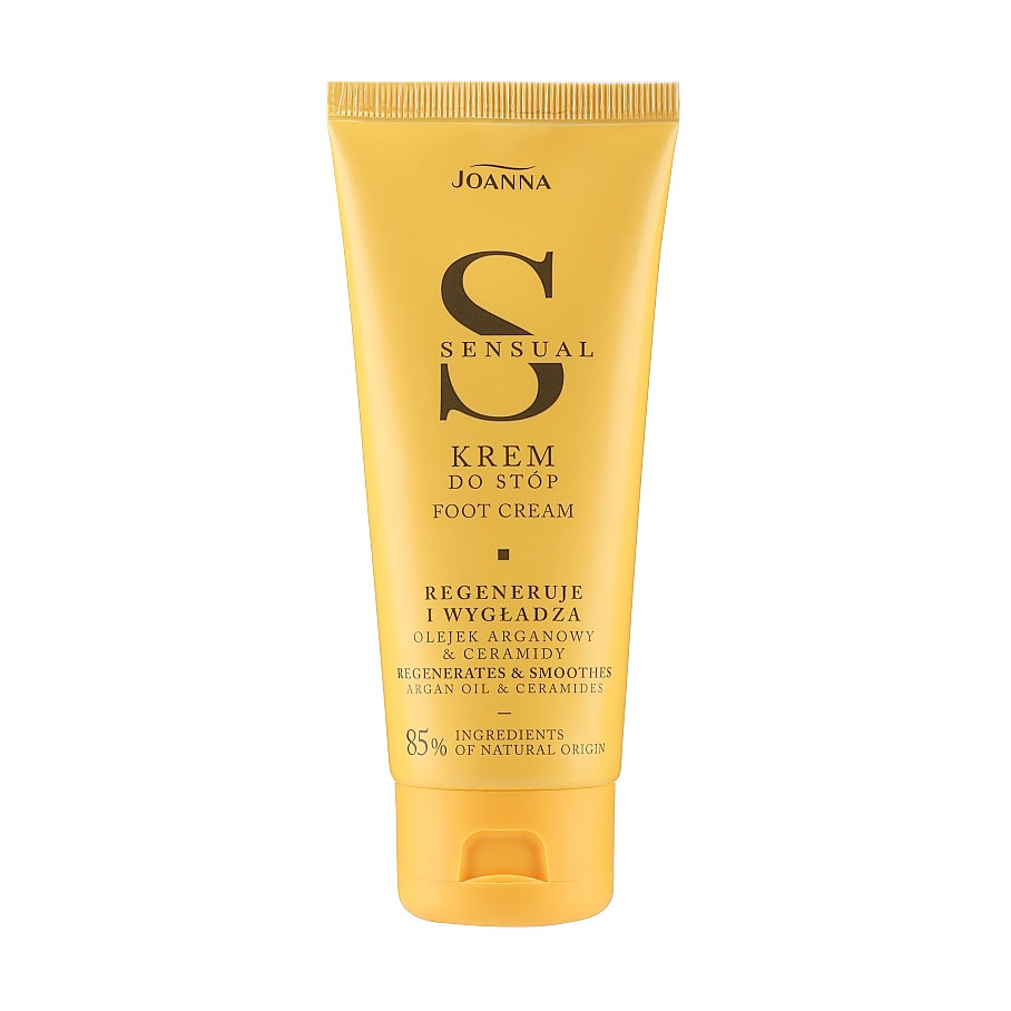 Крем для ніг Joanna Sensual Argan Oil &amp; Ceramides Foot Cream з аргановою олією та церамідами, 100 г