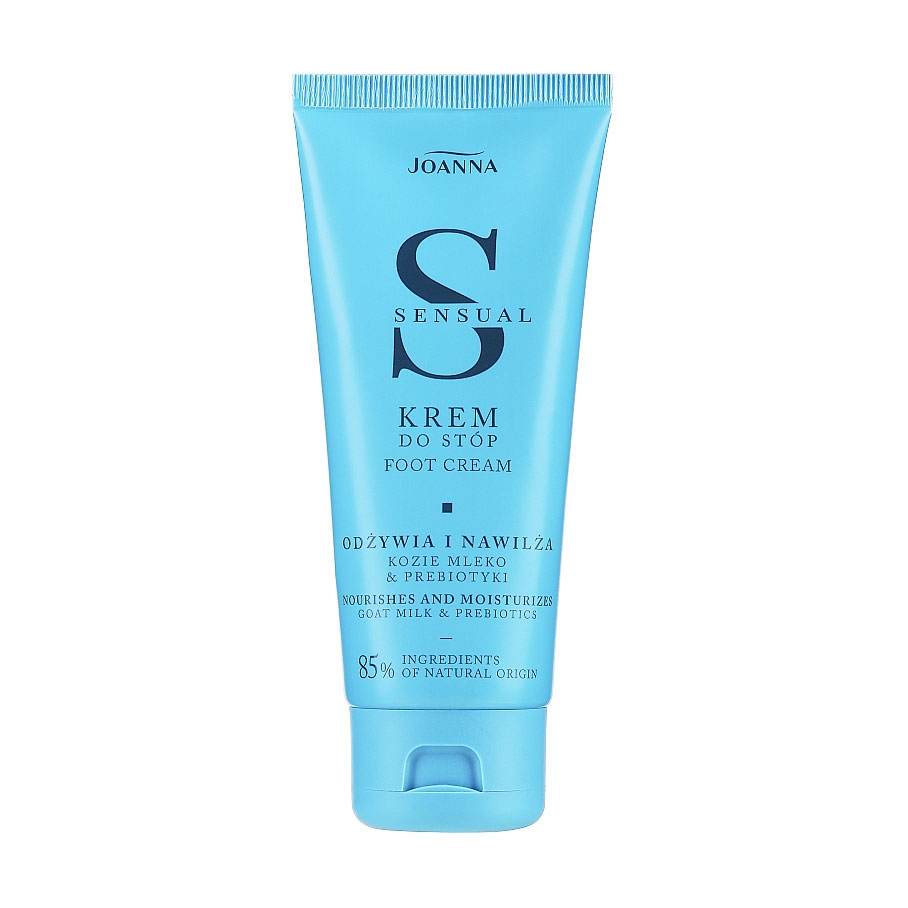 Крем для ніг Joanna Sensual Goat Milk &amp; Prebiotics Foot Cream з козячим молоком та пребіотиками, 100 г