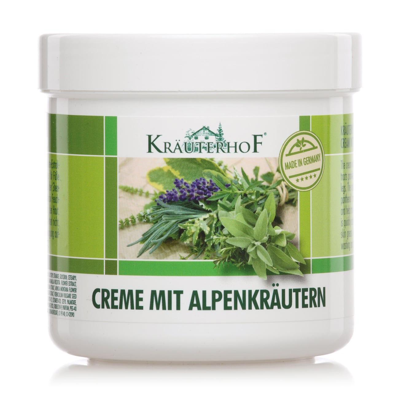 Крем для ніг Krauterhof Herbal Essence Massage Cream з альпійськими травами, 250 мл