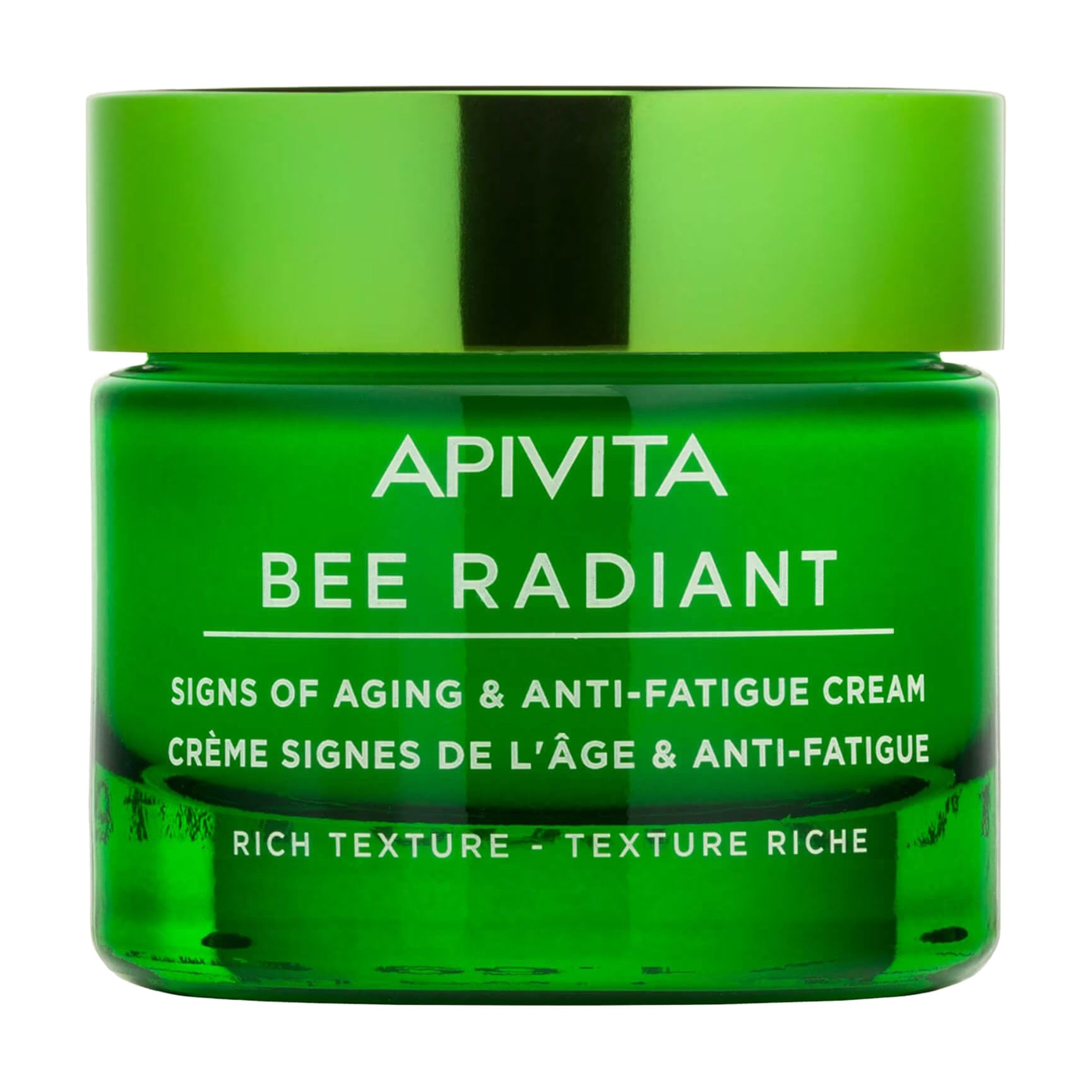 Крем для обличчя Apivita Bee Radiant Signs Of Aging &amp; Anti-Fatigue Cream Rich Texture для захисту від ознак старіння і слідів втоми, 50 мл