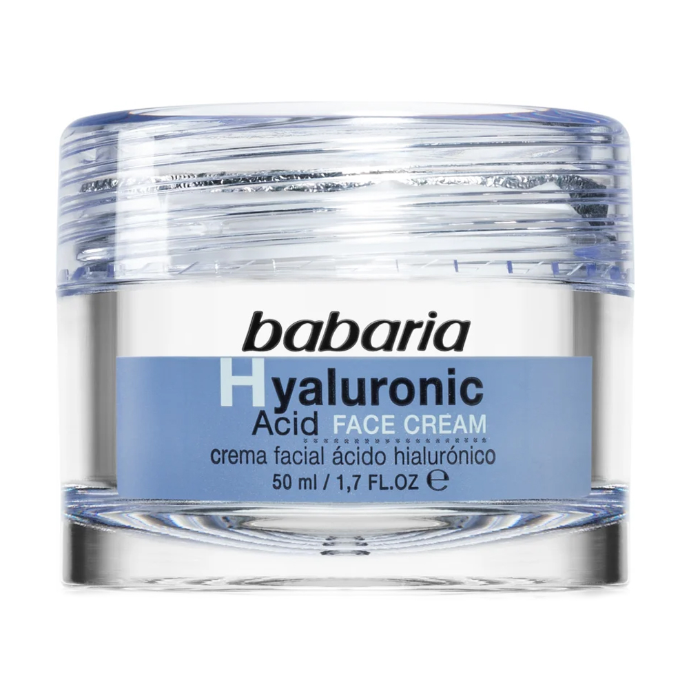 Крем для обличчя Babaria Hyaluronic Acid Face Cream з гіалуроновою кислотою, 50 мл