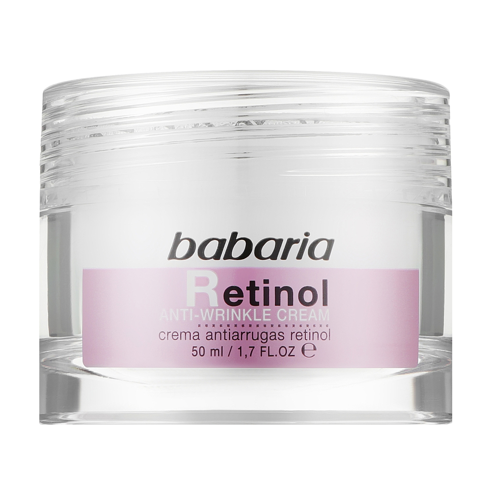 Крем для обличчя Babaria Retinol Anti-Wrinkle Cream з ретинолом, 50 мл