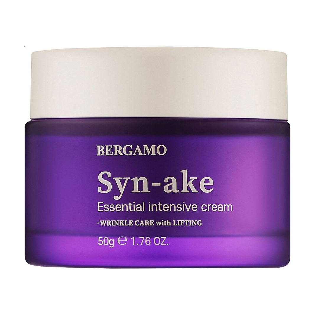Крем для обличчя Bergamo Syn-Ake Essential Intensive Cream зі зміїним пептидом, 50 г