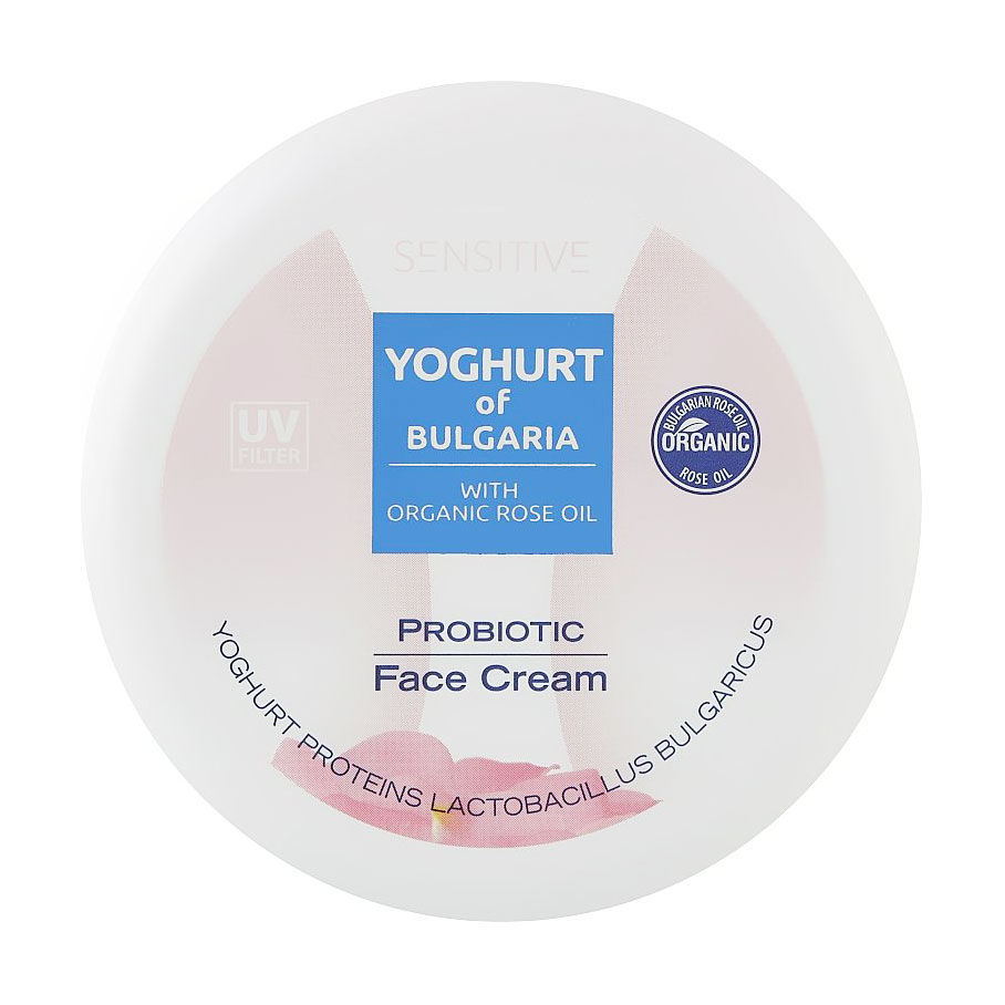 Крем для обличчя BioFresh Yoghurt Of Bulgaria Probiotic Face Cream з пробіотиком, 100 мл