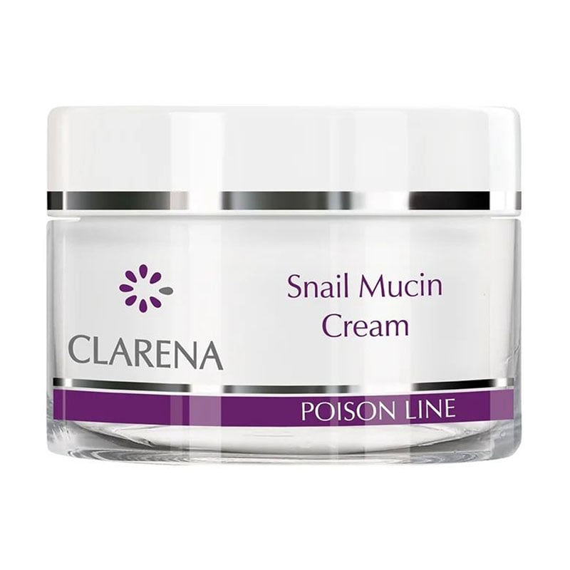 Крем для обличчя Clarena Poison Line Snail Mucin Cream з муцином равлика, 50 мл