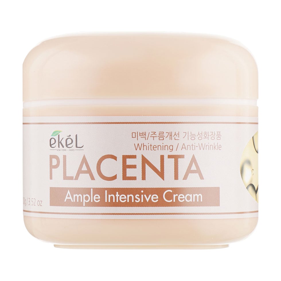 Крем для обличчя Ekel Placenta Ample Intensive Cream з екстрактом плаценти, 100 г