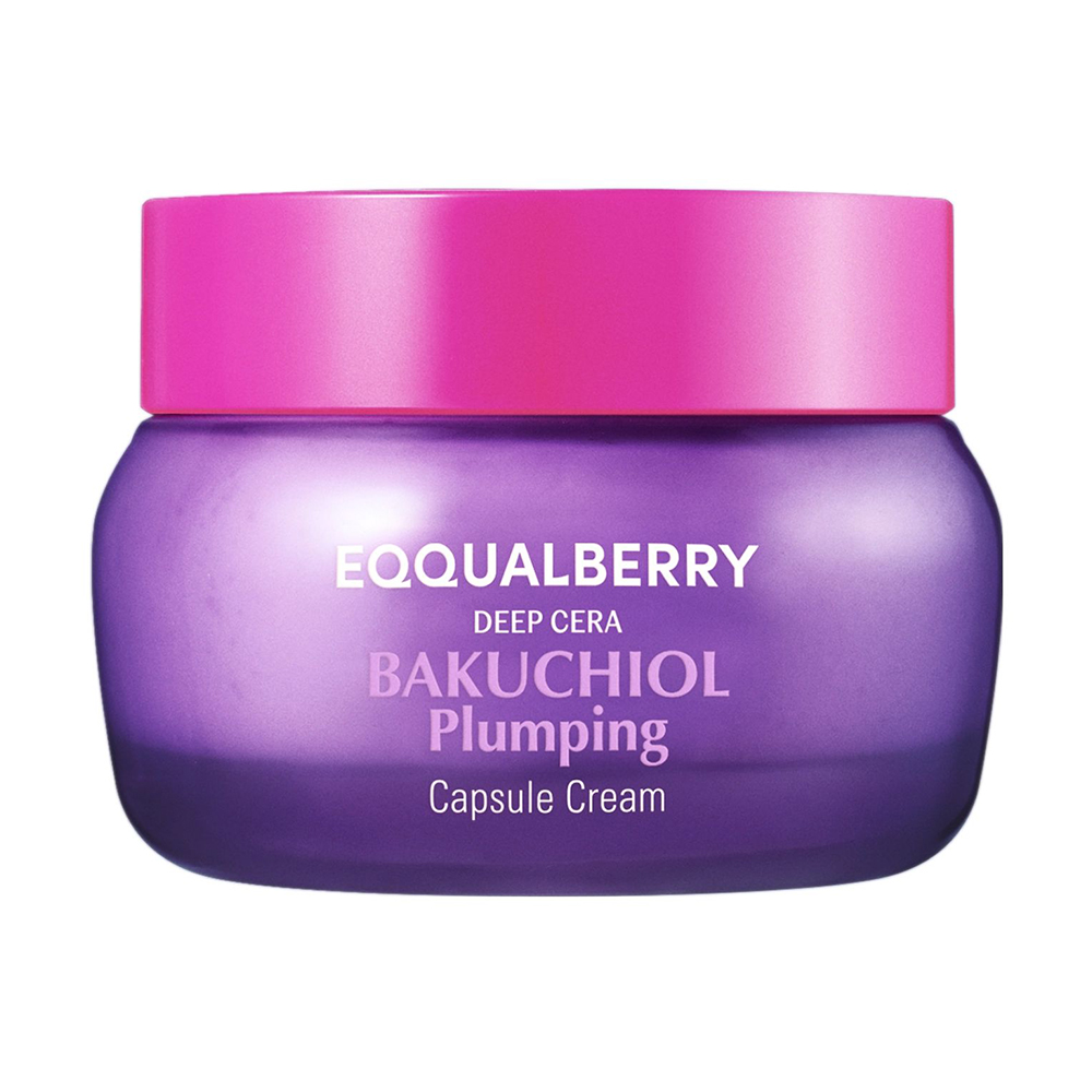 Крем для обличчя Eqqualberry Bakuchiol Plumping Capsule Cream з бакучіолом, 50 мл