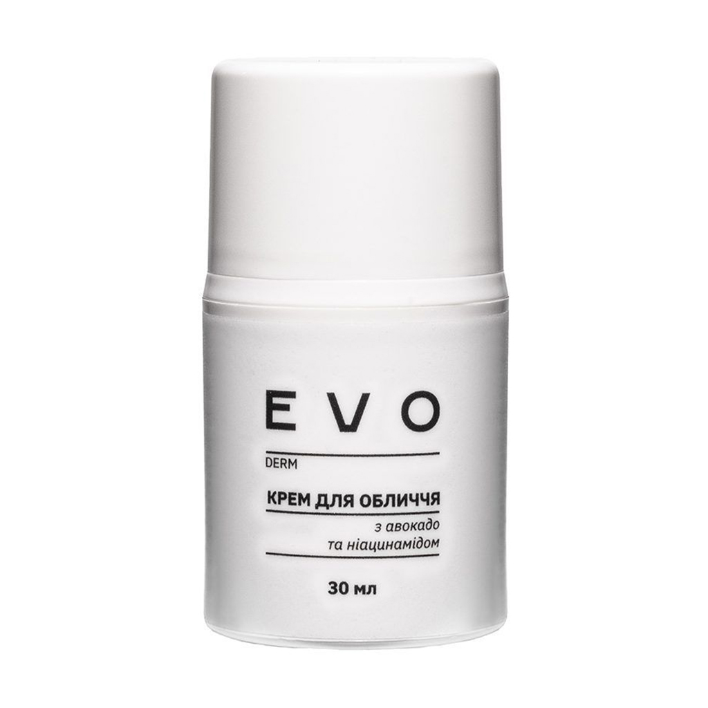 Крем для обличчя EVO derm з авокадо та ніацинамідом, 30 мл