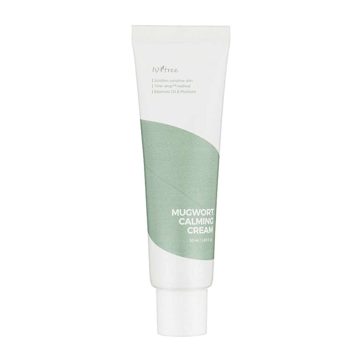 Крем для обличчя IsNtree Mugwort Calming Cream для чутливої шкіри, з екстрактом полину, 50 мл