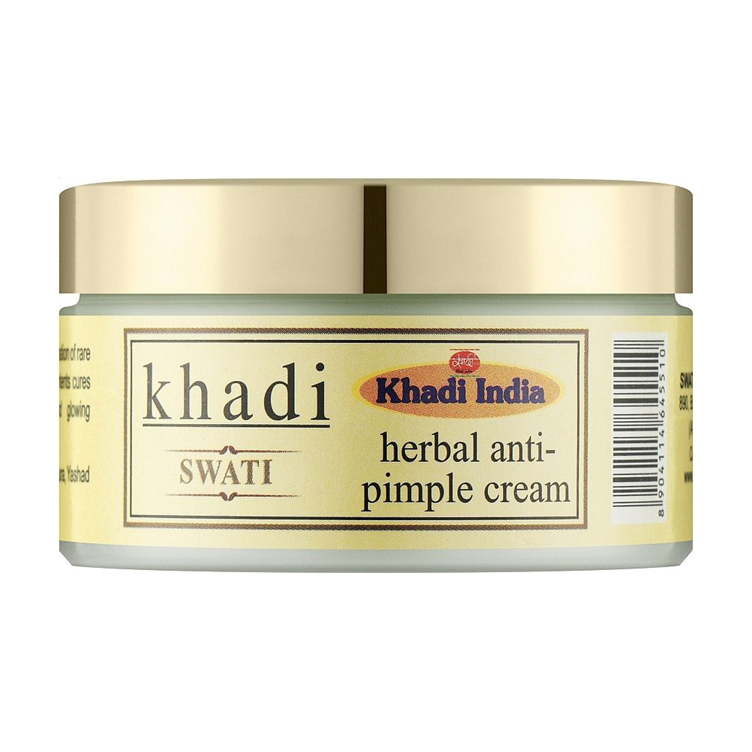Крем для обличчя Khadi Swati Herbal Anti-Pimple Cream проти прищів та вугрів, 50 мл