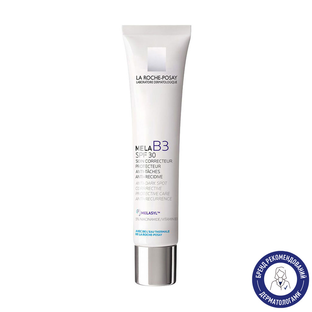 Крем для обличчя La Roche-Posay Mela B3 SPF 30 проти гіперпігментації шкіри та для запобігання її повторній появі, 40 мл