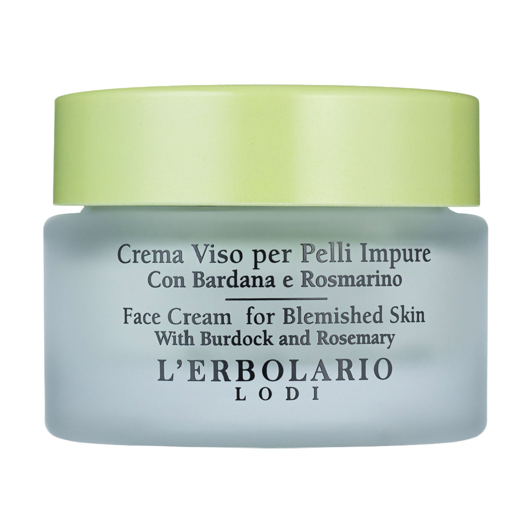 Крем для обличчя L'Erbolario Crema Viso per Pelli Impure для проблемної шкіри, на основі розмарину і реп'яху, 30 мл
