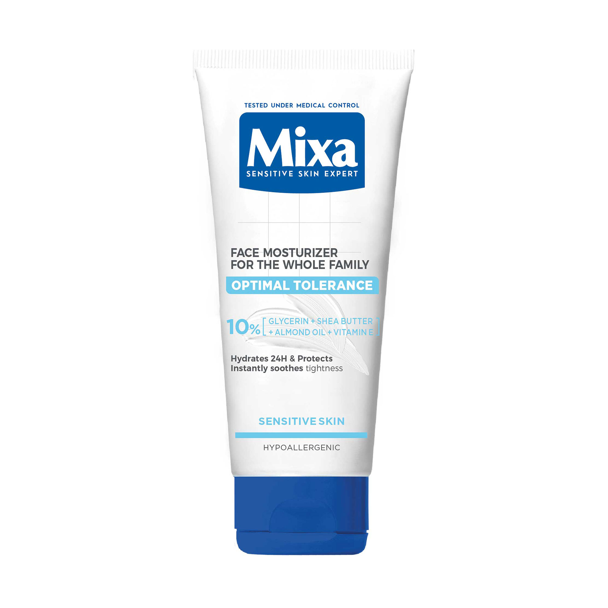 Крем для обличчя Mixa Optimal Tolerance Face Moisturizer для всієї родини, 100 мл
