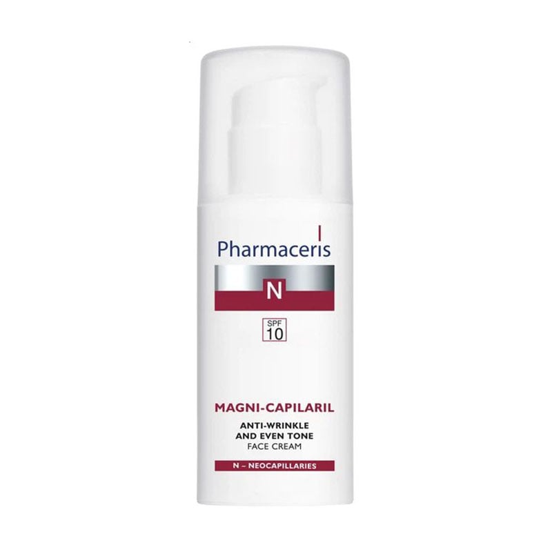 Крем для обличчя Pharmaceris N Magni-Capilaril Active Anti-Wrinkle Cream SPF 10 проти зморщок, 50 мл