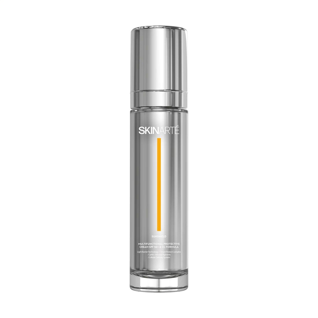 Крем для обличчя Skinarte Sunshield Multifunctional Protective Cream SPF 50+ &amp; CC Formula, 50 мл
