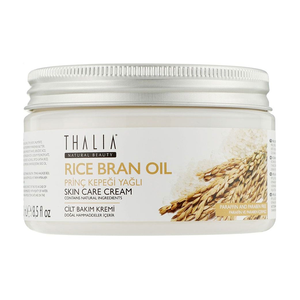 Крем для обличчя та тіла Thalia Rice Brain Oil Skin Care Cream з рисовими висівками, 250 мл