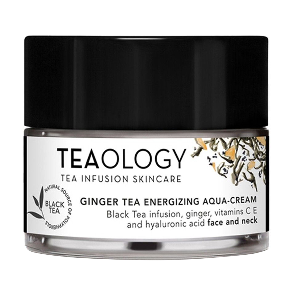 Крем для обличчя Teaology Ginger Tea Emergizing Aqua Cream з імбирним чаєм, 50 мл