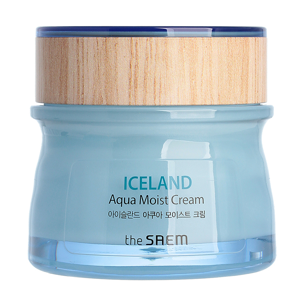 Крем для обличчя The Saem Iceland Aqua Moist Cream зволожувальний, 60 мл