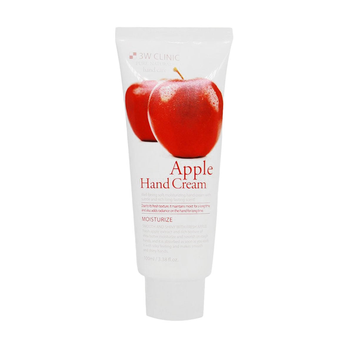 Крем для рук 3W Clinic Moisturize Apple Hand Cream Яблуко, 100 мл