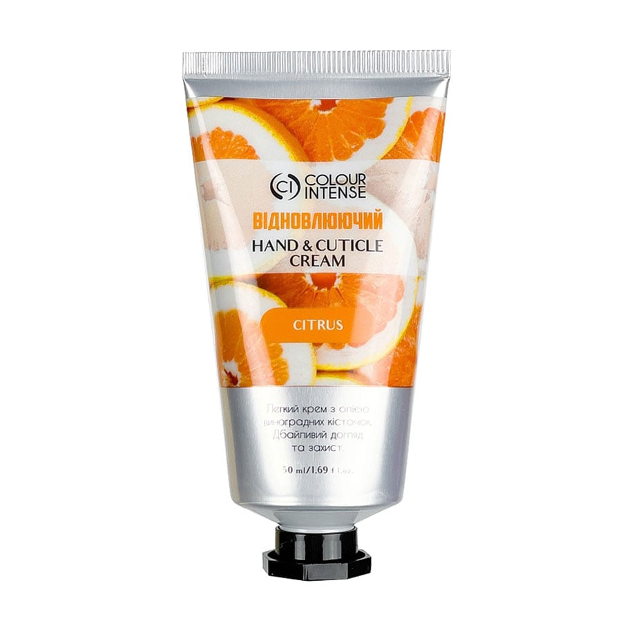 Крем для рук Colour Intense Hand &amp; Cuticle Citrus Cream Відновлювальний, 50 мл
