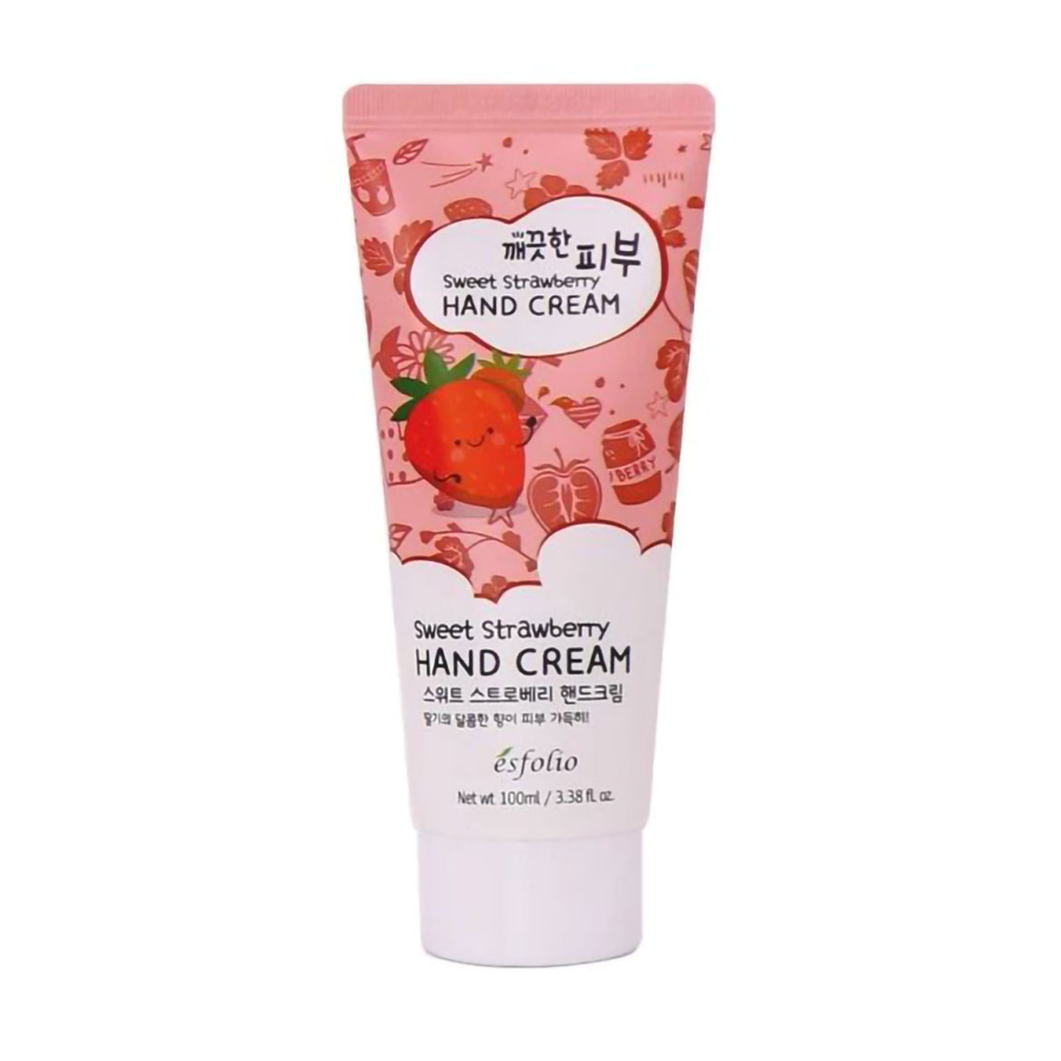 Крем для рук Esfolio Hand Cream з екстрактом полуниці, 100 мл