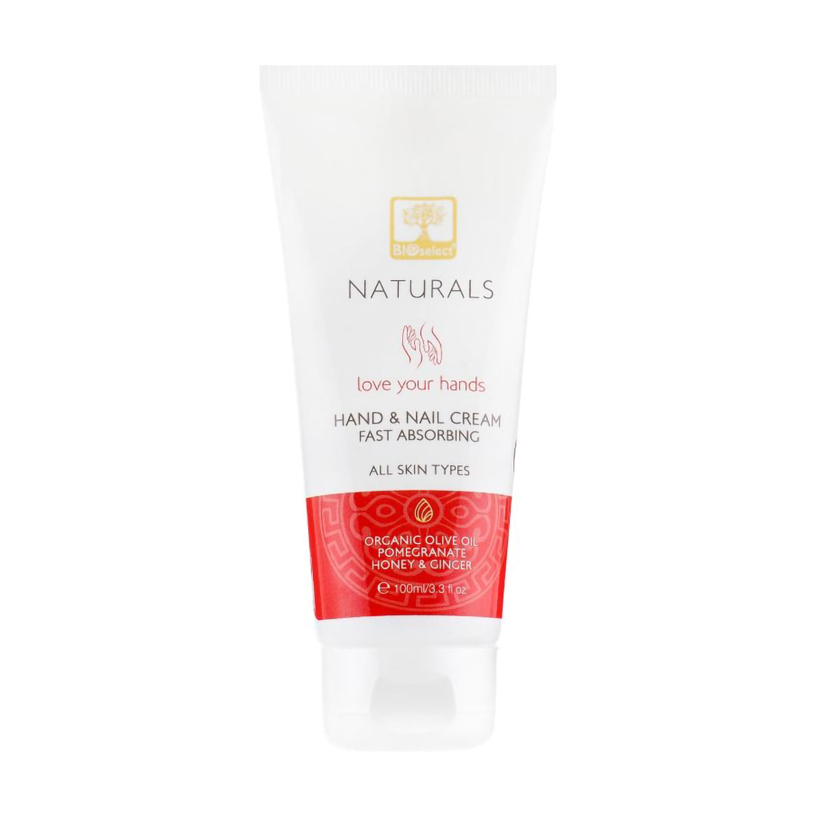 Крем для рук і нігтів BIOselect Naturals Hand and Nail Cream з екстрактом граната, 100 мл