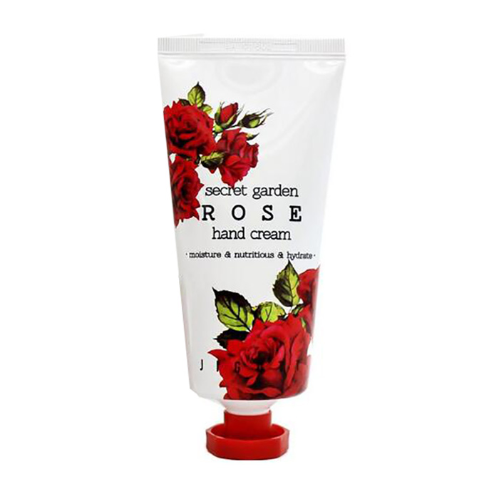 Крем для рук Jigott Secret Garden Rose Hand Cream з екстрактом троянди, 100 мл