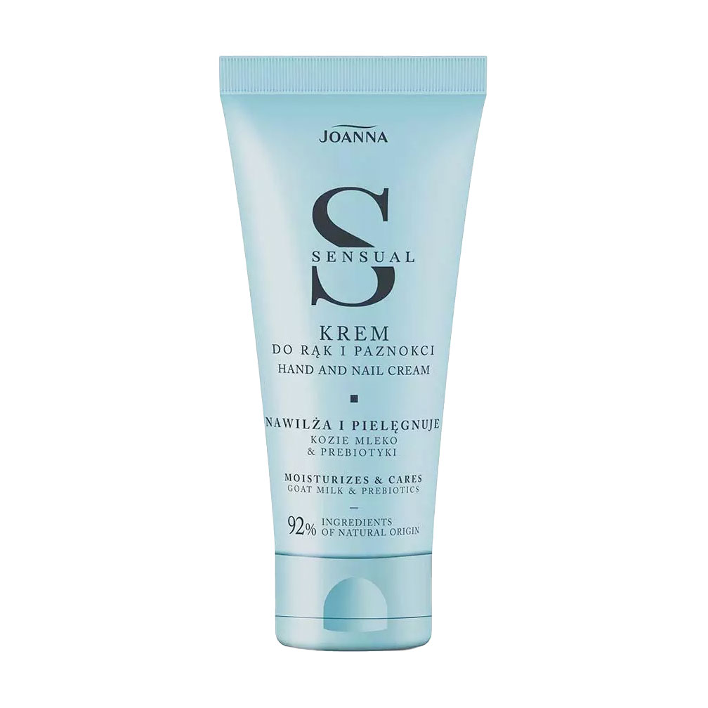 Крем для рук Joanna Sensual Goat Milk &amp; Prebiotics Hand &amp; Nail Cream з козячим молоком та пребіотиками, 100 г