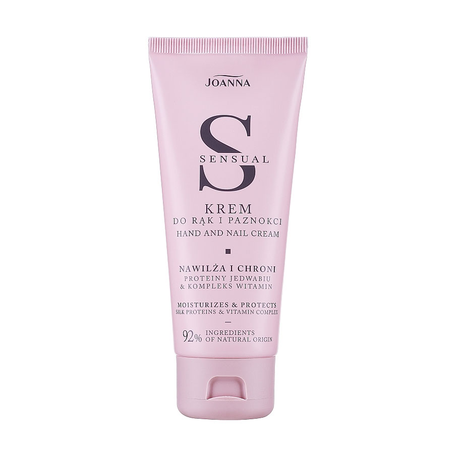 Крем для рук Joanna Sensual Silk Proteins &amp; Vitamin Complex Hand &amp; Nail Cream з протеїнами шовку та вітамінним комплексом, 100 г