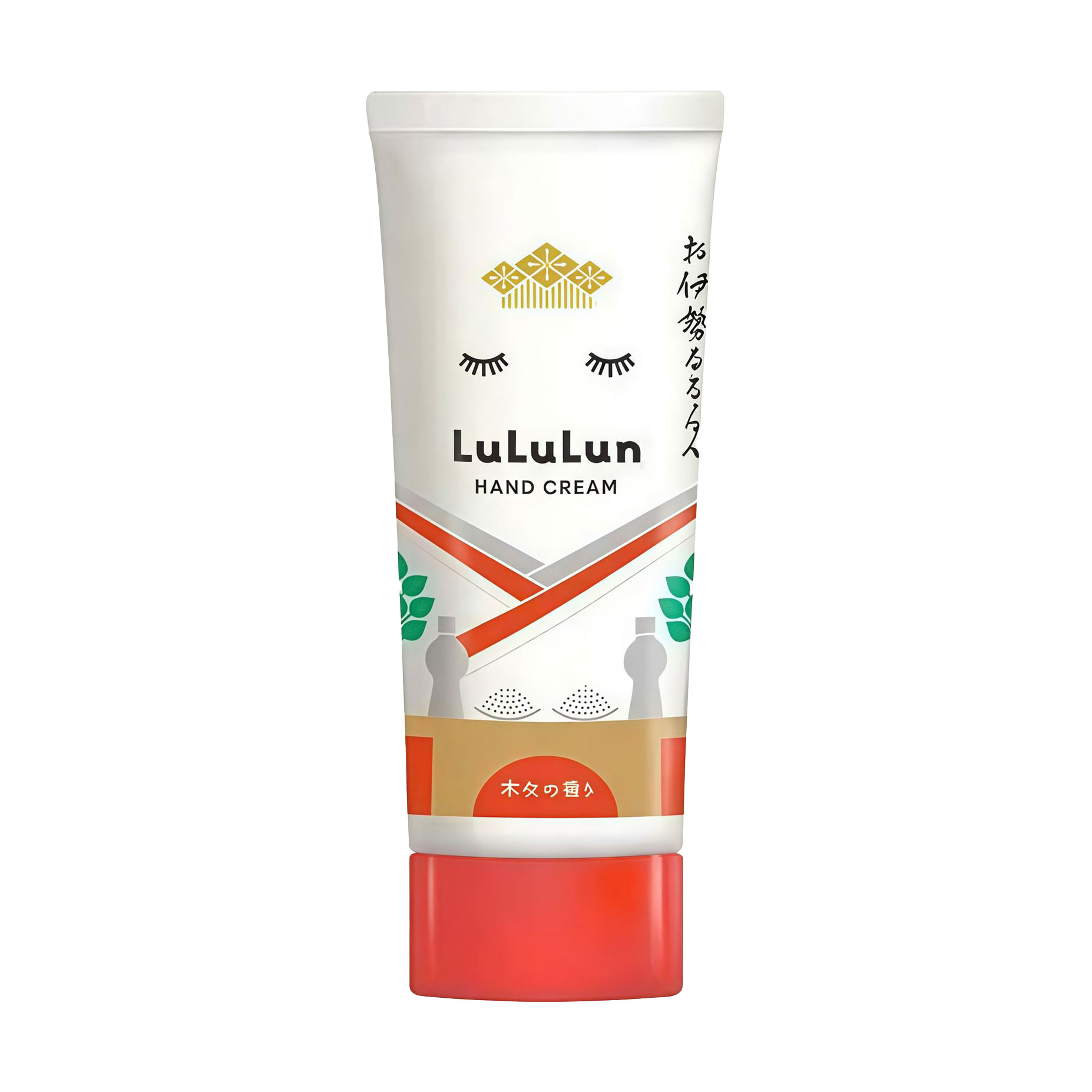 Крем для рук Lululun Hand Cream Ise Wood з екстрактом листя сакакі, 30 г