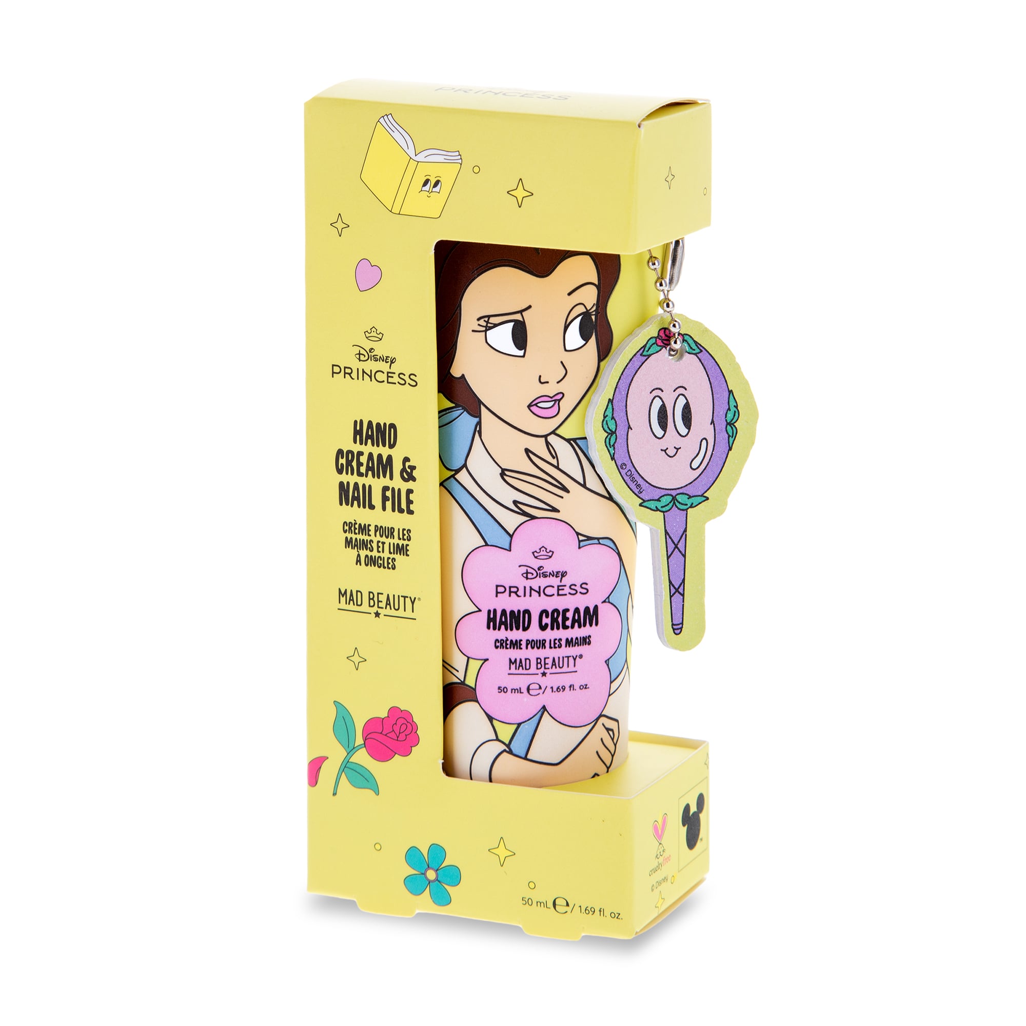Крем для рук Mad Beauty Disney Princess Hand Cream, Belle з пилочкою, 50 мл