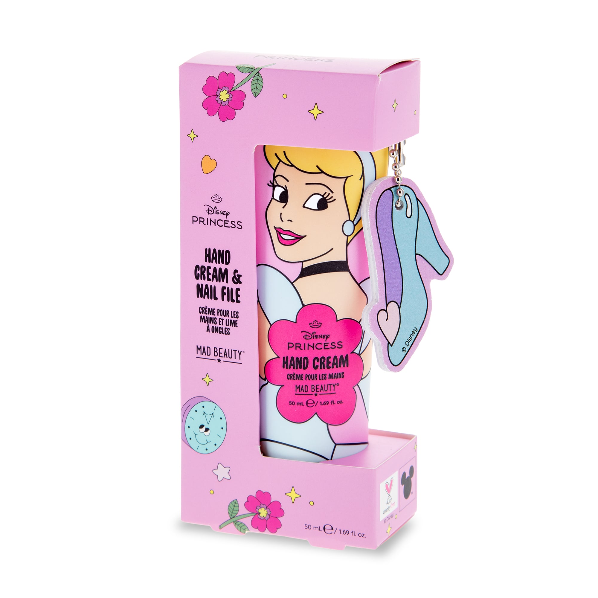 Крем для рук Mad Beauty Disney Princess Hand Cream, Cinderella з пилочкою, 50 мл