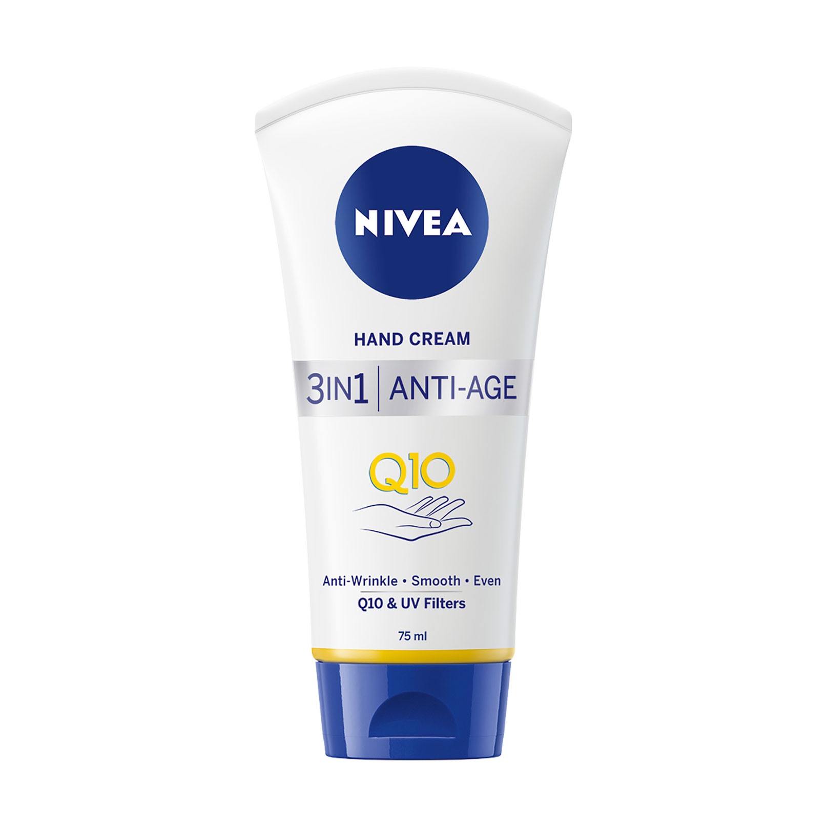 Крем для рук NIVEA 3 in 1 Anti-Aging Q10, 75 мл
