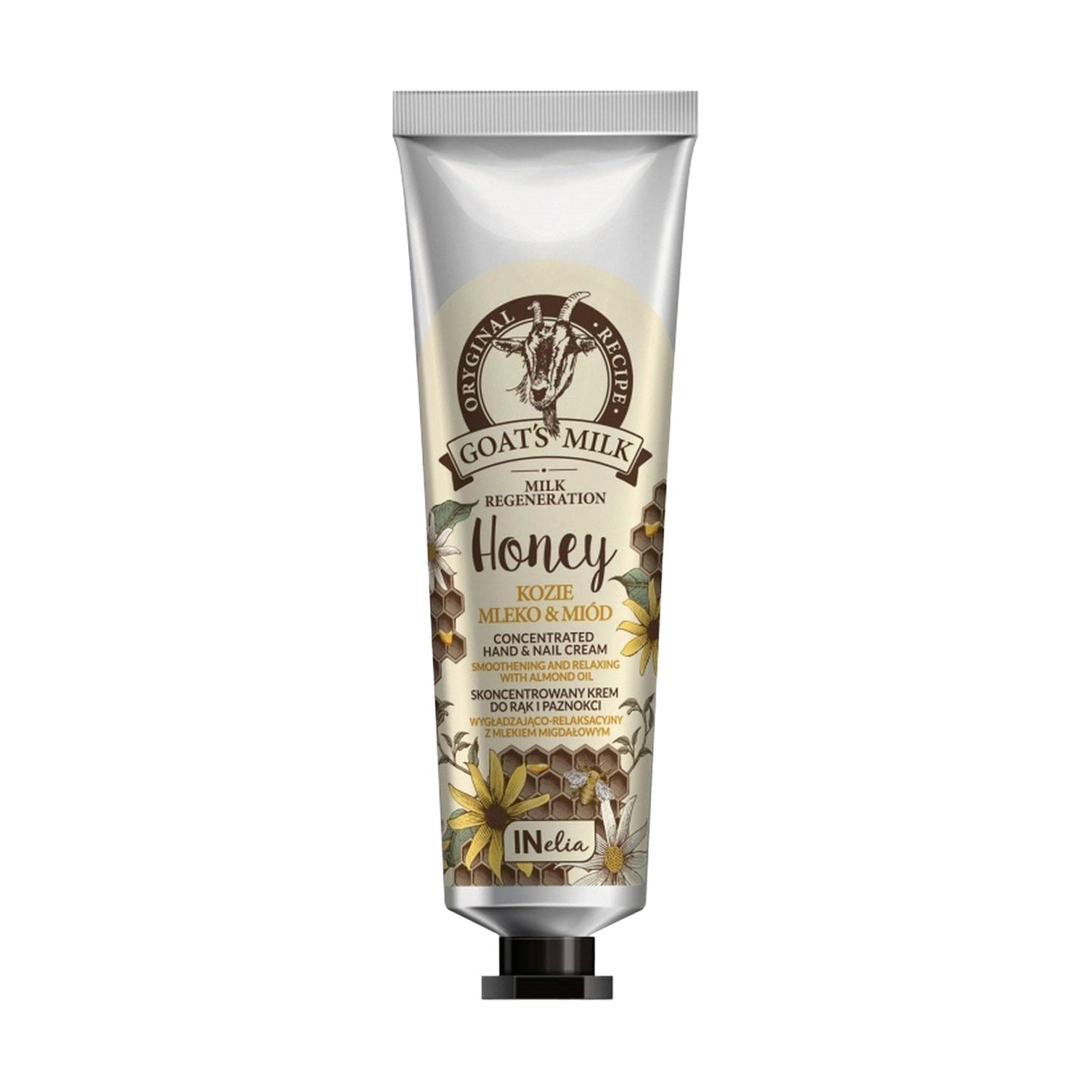 Крем для рук Revers Cosmetics INelia Goat Milk &amp; Honey Hand &amp; Nail Cream, 100 мл