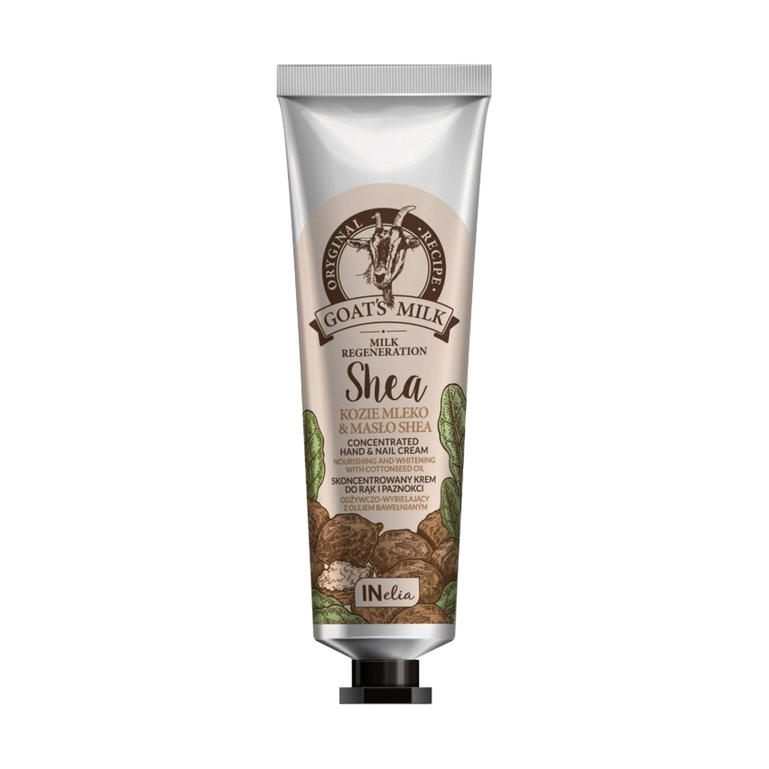 Крем для рук Revers Cosmetics INelia Goat Milk &amp; Shea Butter Hand &amp; Nail Cream, 100 мл